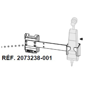 support thermomètre pour pied mobile Dinamap support thermomètre pour pied mobile Dinamap