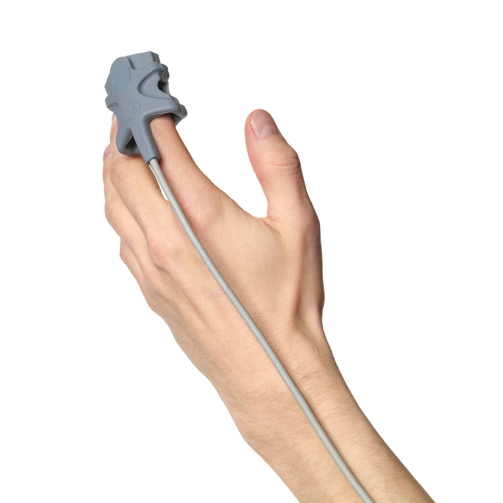 Capteur SpO2 de doigt silicone réutilisable Capteur SpO2 de doigt silicone réutilisable